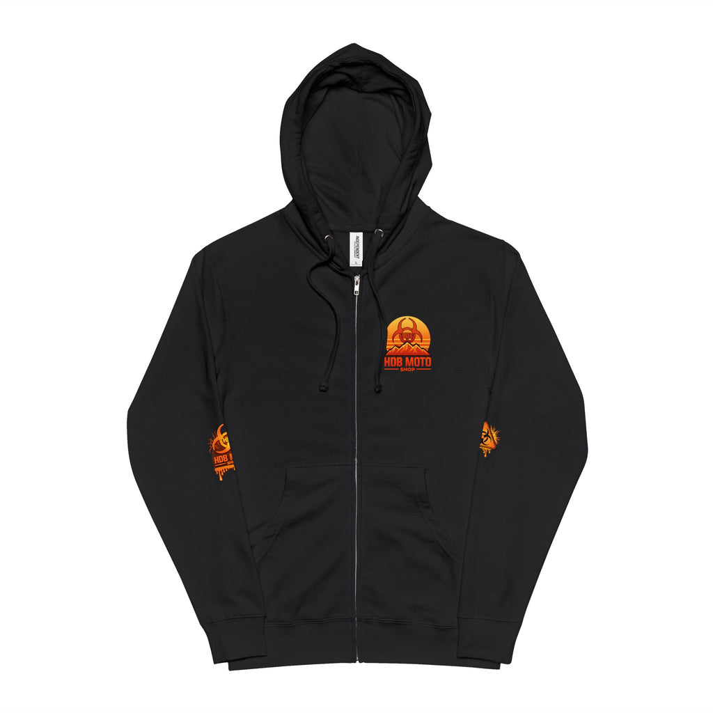 HDB Moto Dr. Ruf Wupz Biohazard Inferno Zip Up Hoodie