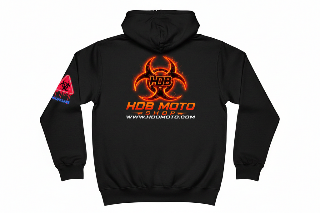 HDB Moto Biohazard Zip Up Hoodie