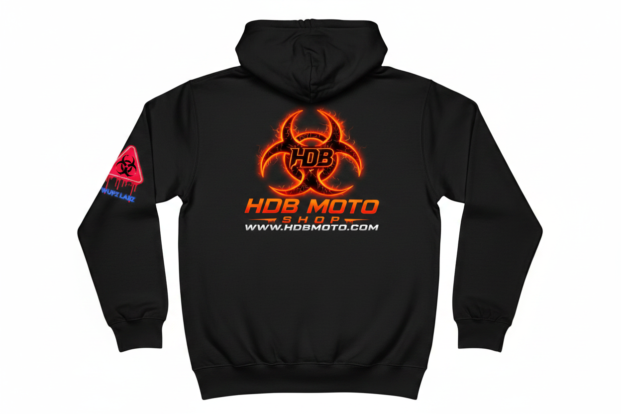 HDB Moto Biohazard Zip Up Hoodie