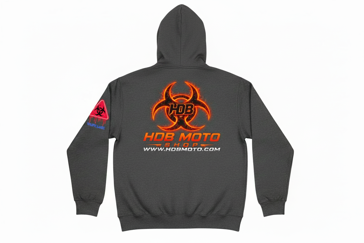 HDB Moto Biohazard Zip Up Hoodie