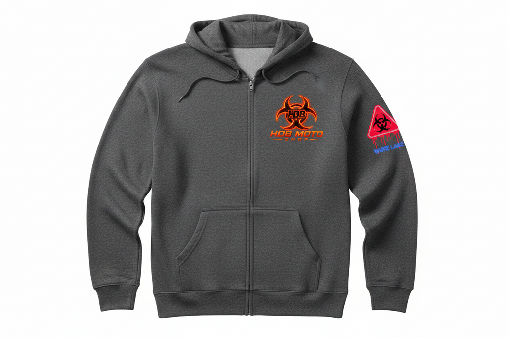HDB Moto Biohazard Zip Up Hoodie
