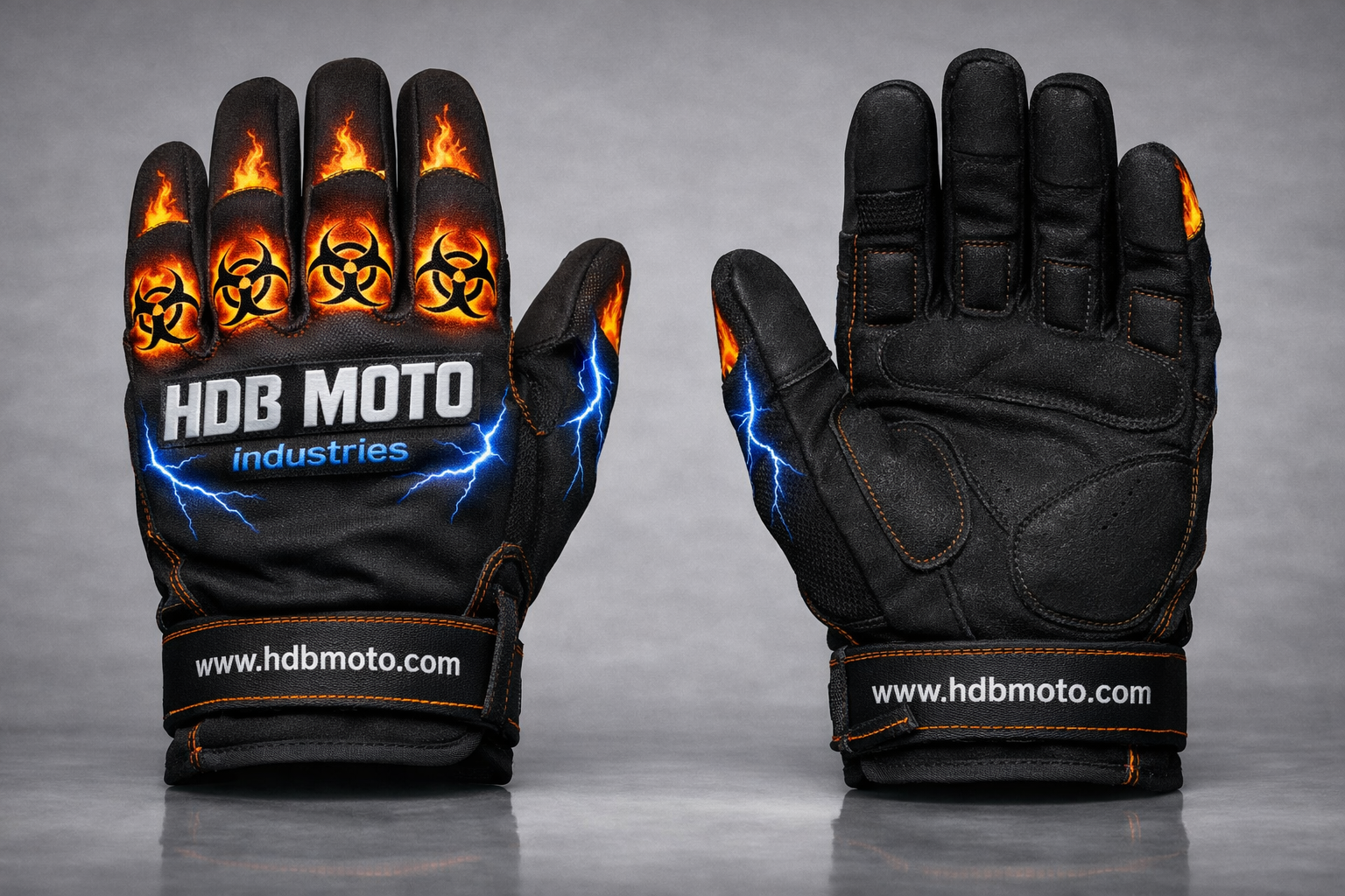 WUPZ Biohazard Voltage Moto Gloves (COMING SOON)