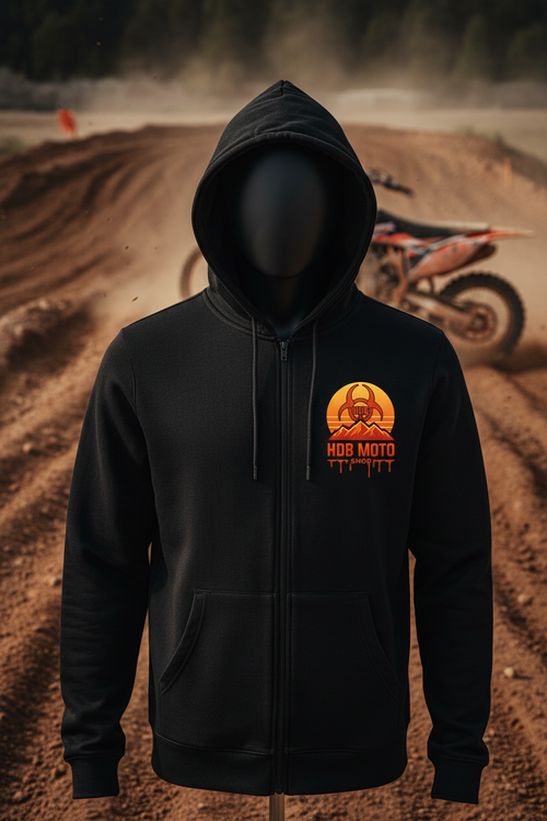 HDB Moto Dr. Ruf Wupz Biohazard Inferno Zip Up Hoodie