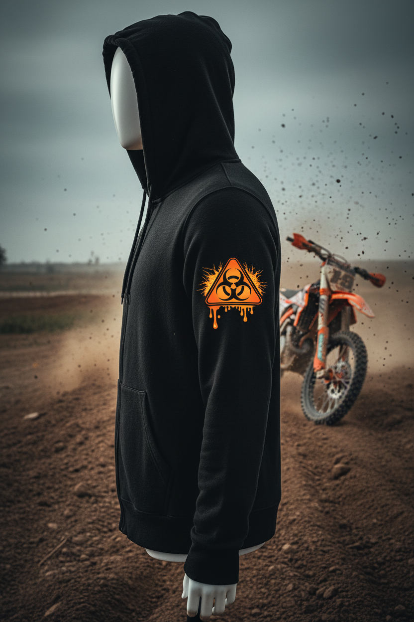 HDB Moto Dr. Ruf Wupz Biohazard Inferno Zip Up Hoodie