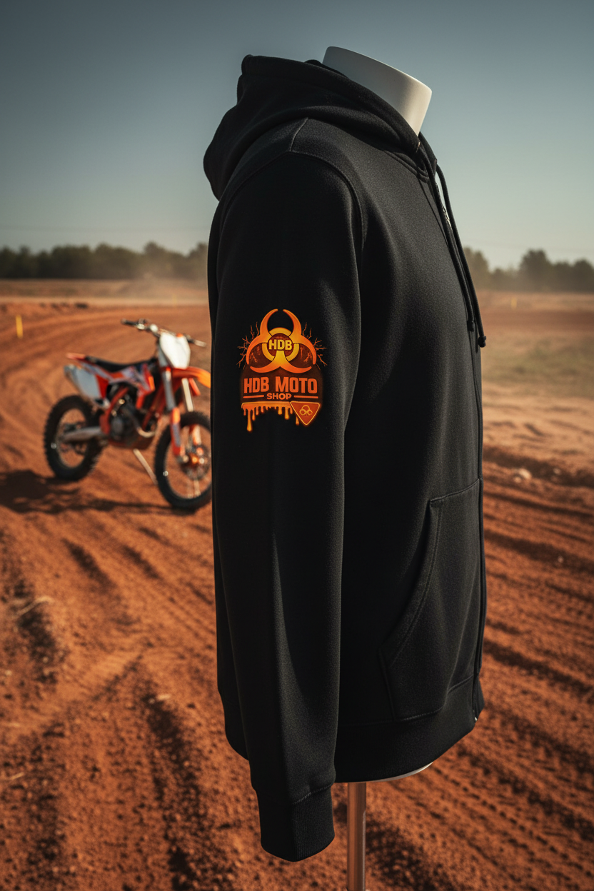 HDB Moto Dr. Ruf Wupz Biohazard Inferno Zip Up Hoodie