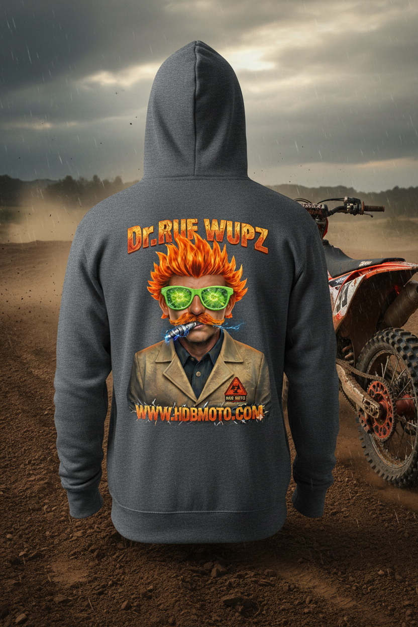 HDB Moto Dr. Ruf Wupz Biohazard Inferno Zip Up Hoodie