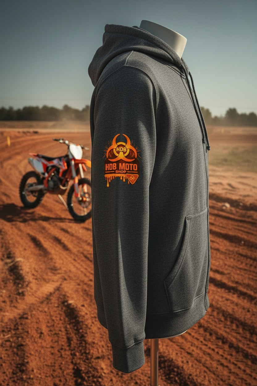 HDB Moto Dr. Ruf Wupz Biohazard Inferno Zip Up Hoodie