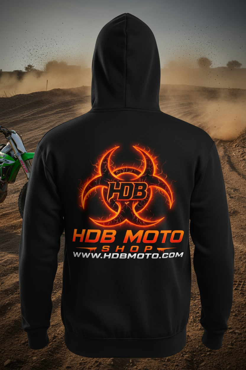 HDB Moto Biohazard Zip Up Hoodie