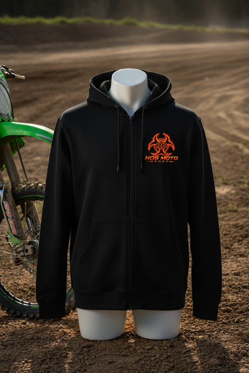 HDB Moto Biohazard Zip Up Hoodie
