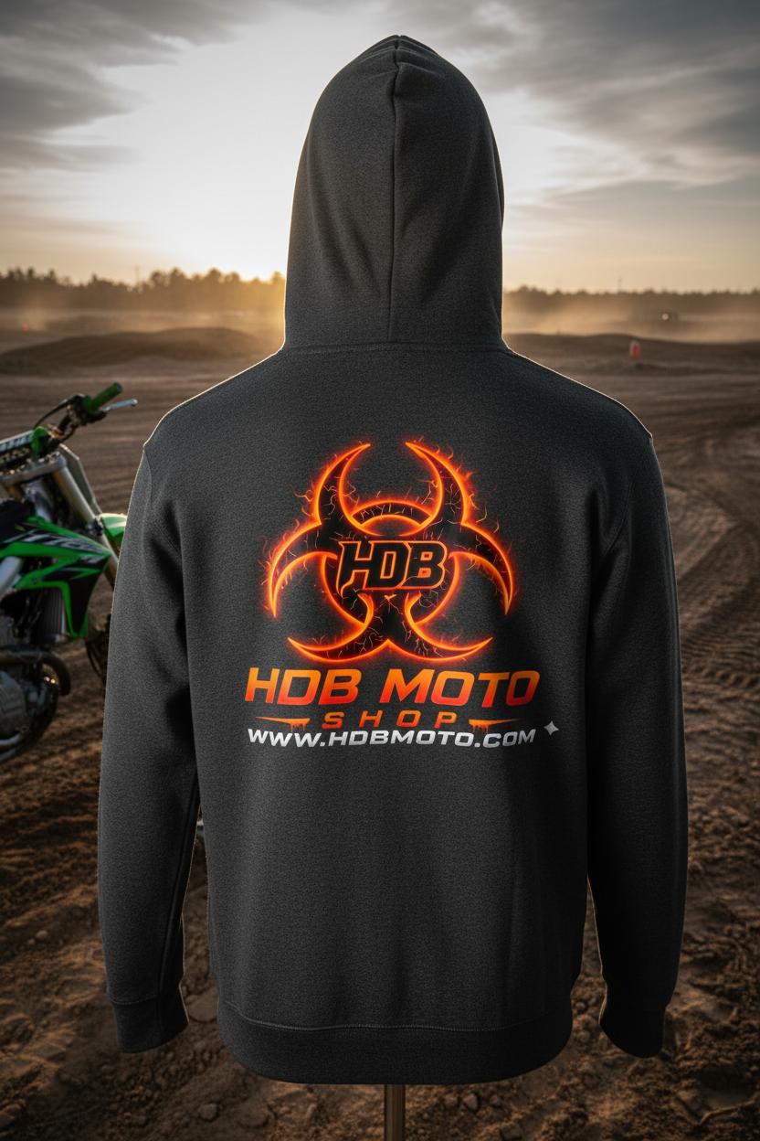 HDB Moto Biohazard Zip Up Hoodie