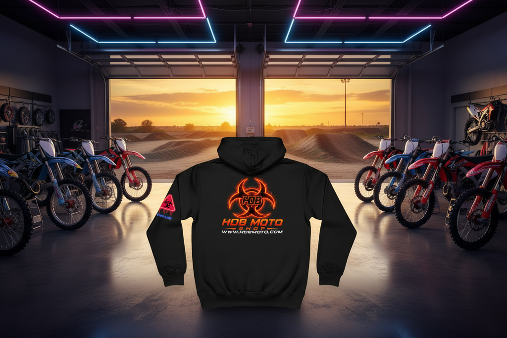 HDB Moto Biohazard Zip Up Hoodie