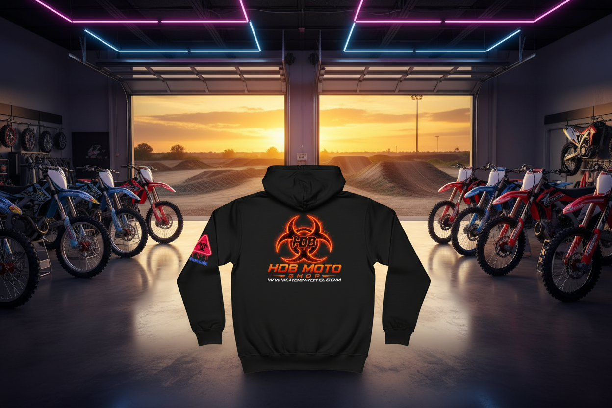 HDB Moto Biohazard Zip Up Hoodie