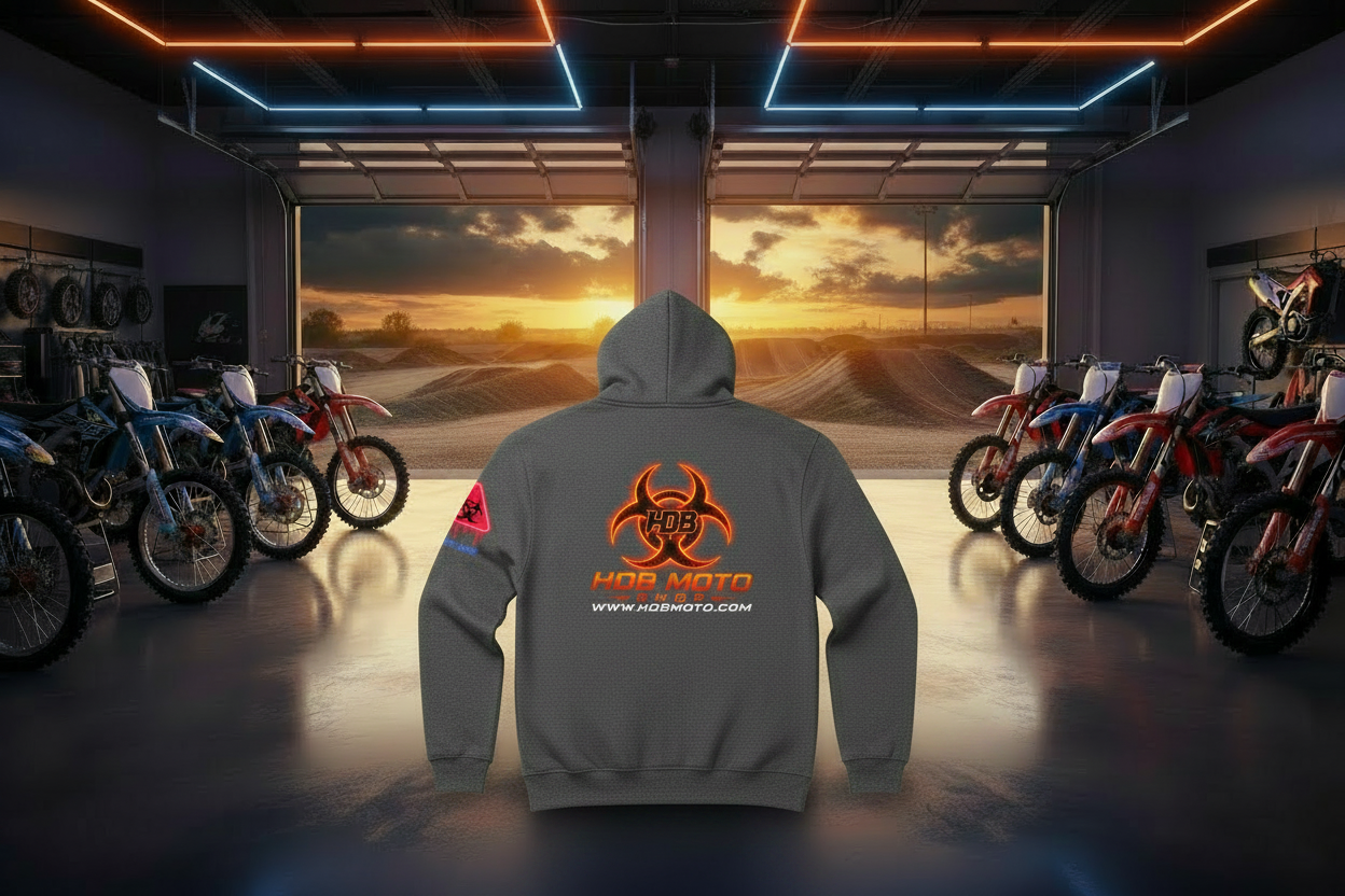 HDB Moto Biohazard Zip Up Hoodie