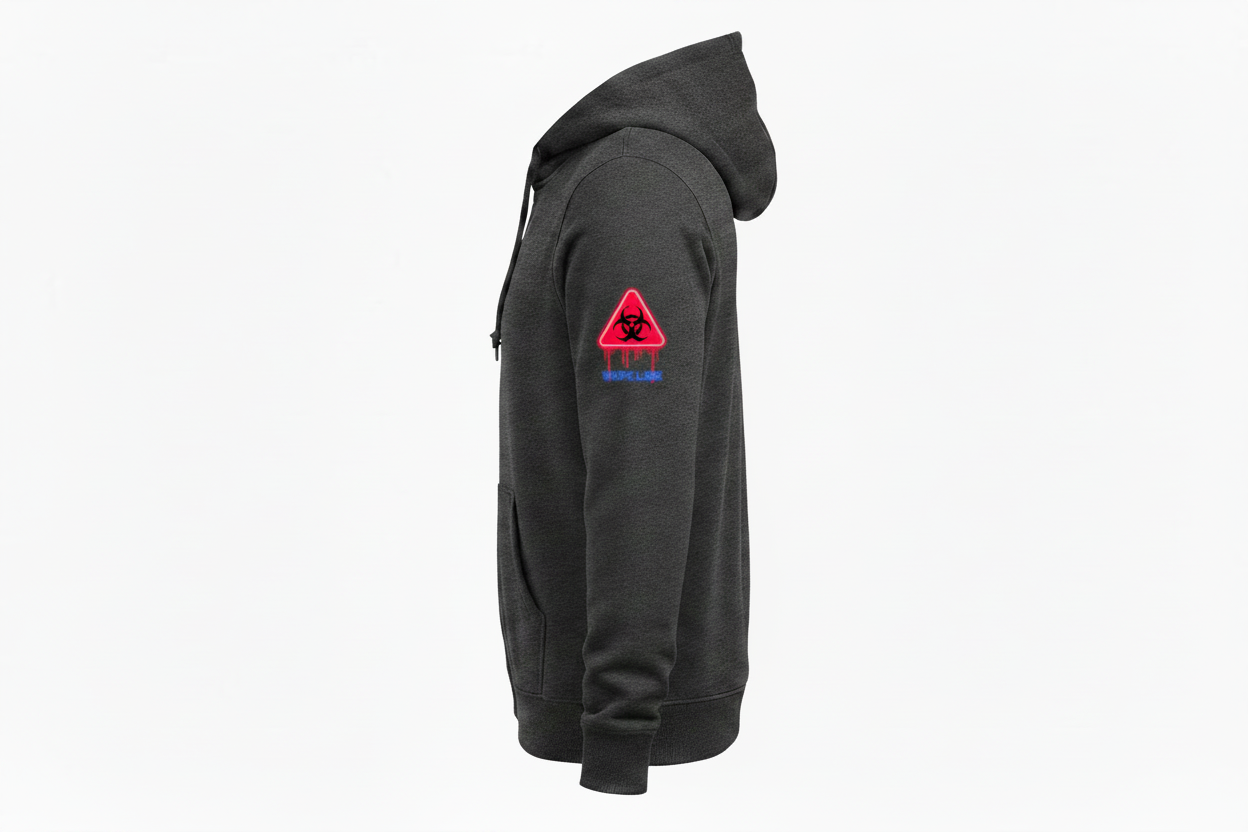 HDB Moto Biohazard Zip Up Hoodie