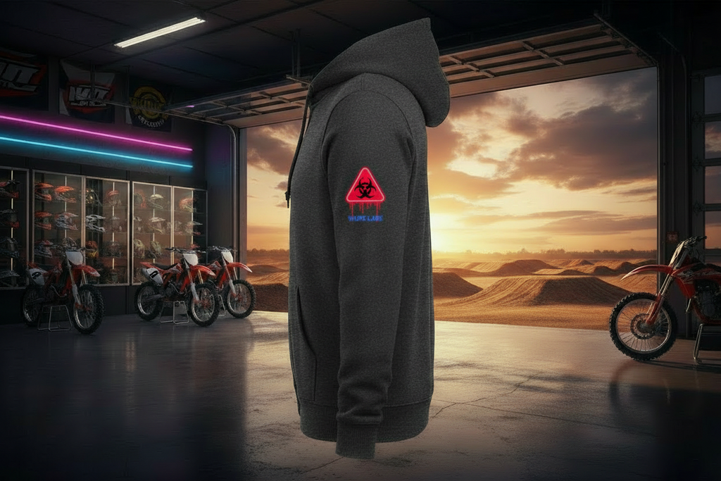 HDB Moto Biohazard Zip Up Hoodie