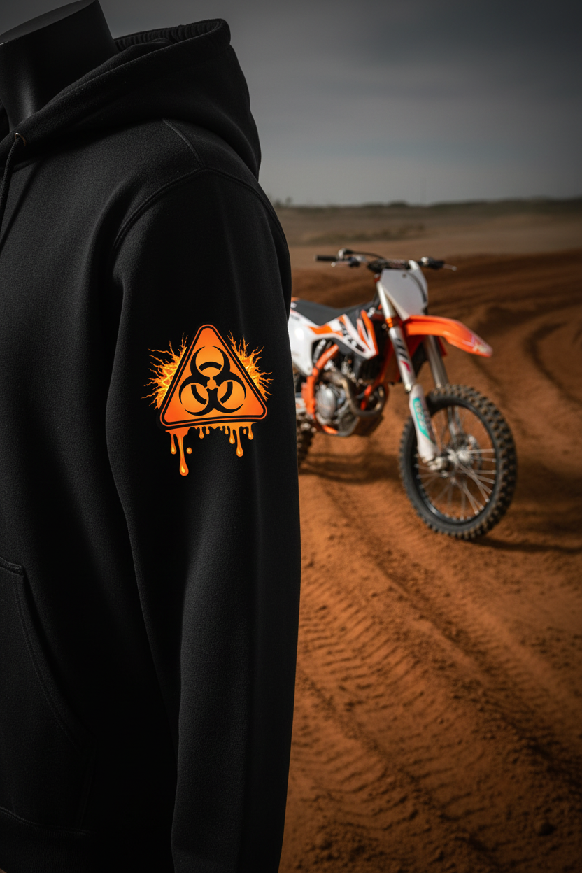 HDB Moto Dr. Ruf Wupz Ghost Rider Zip Up Hoodie