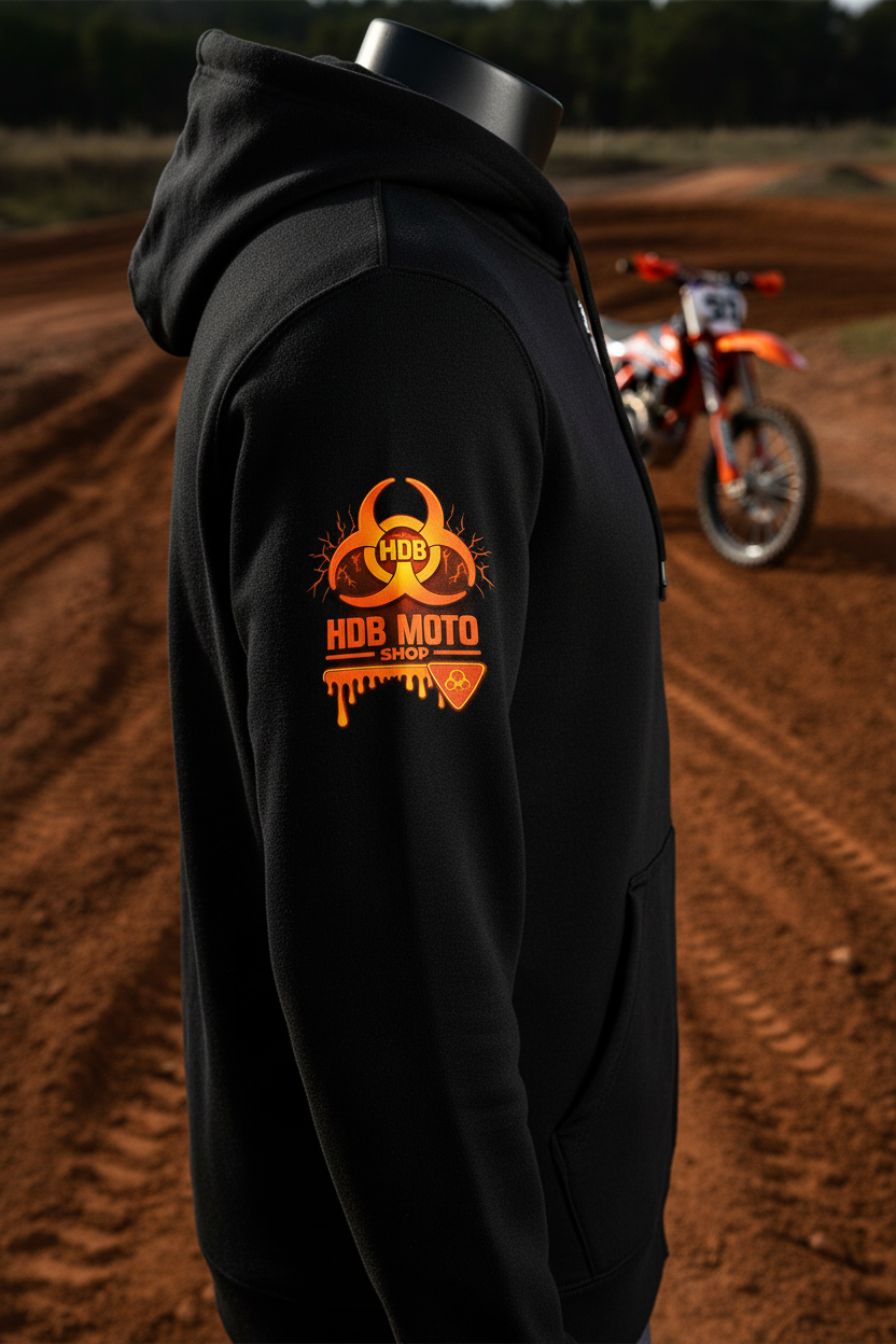 HDB Moto Dr. Ruf Wupz Ghost Rider Zip Up Hoodie