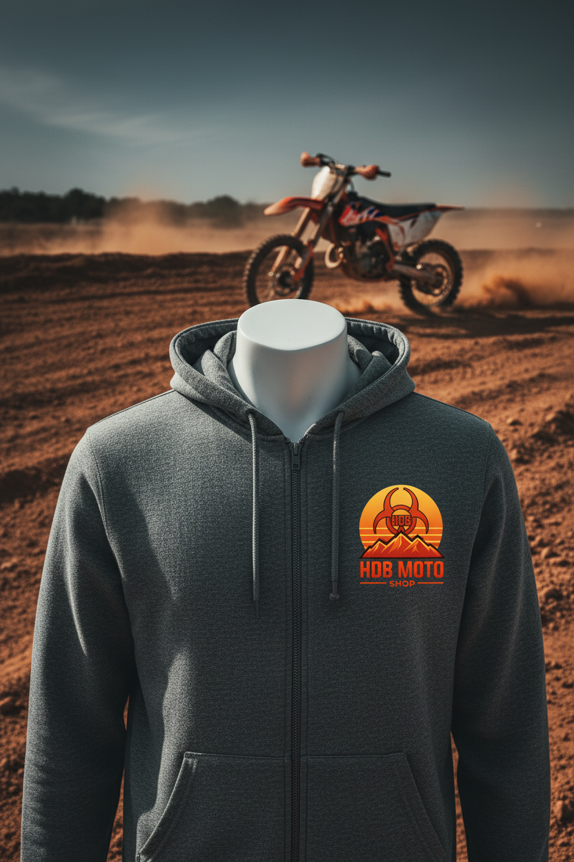 HDB Moto Dr. Ruf Wupz Ghost Rider Zip Up Hoodie