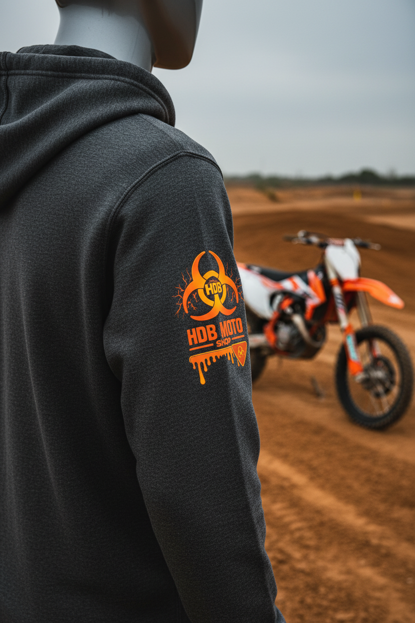 HDB Moto Dr. Ruf Wupz Ghost Rider Zip Up Hoodie