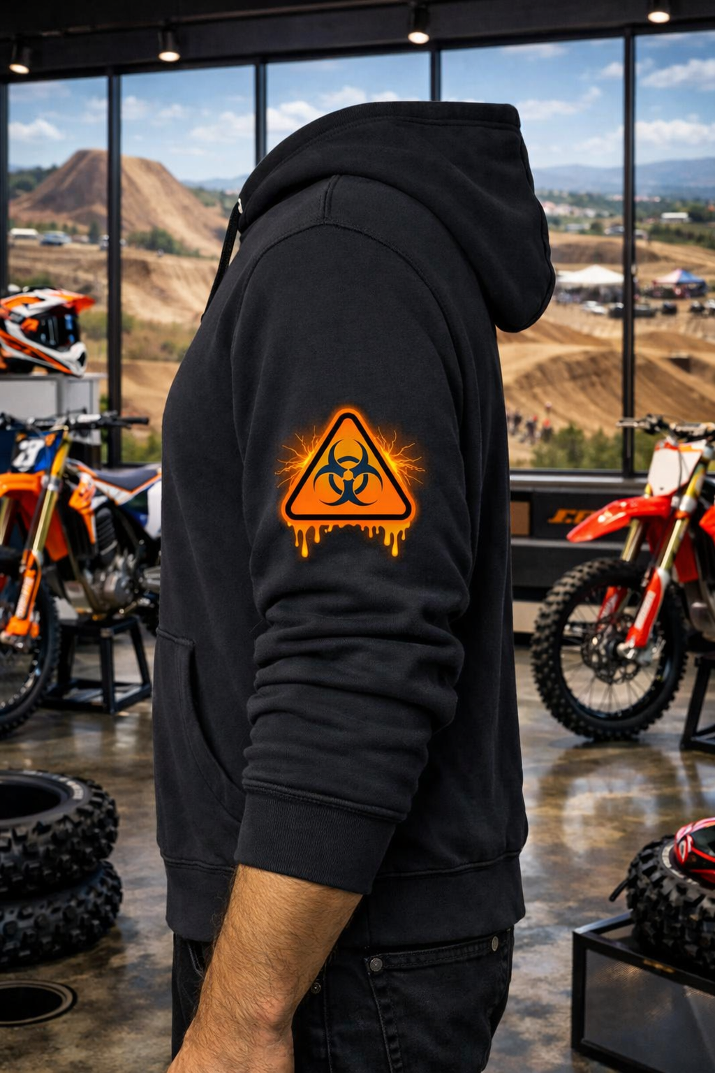 HDB Moto Dr. Ruf Wupz Ghost Rider Zip Up Hoodie