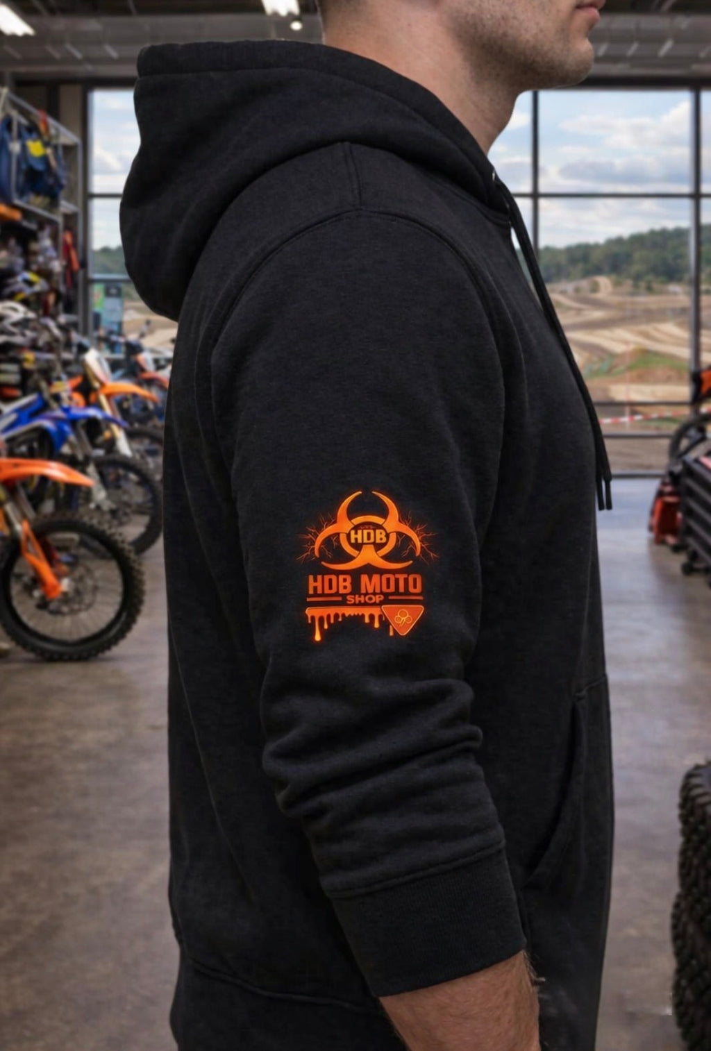 HDB Moto Dr. Ruf Wupz Ghost Rider Zip Up Hoodie