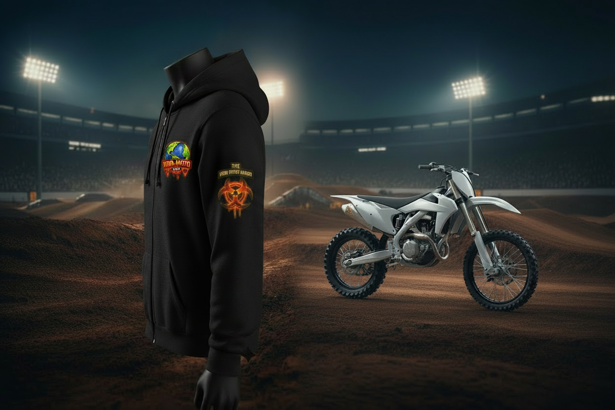 HDB Moto Dr. Ruf Wupz Iron Rider Award Zip Up Hoodie