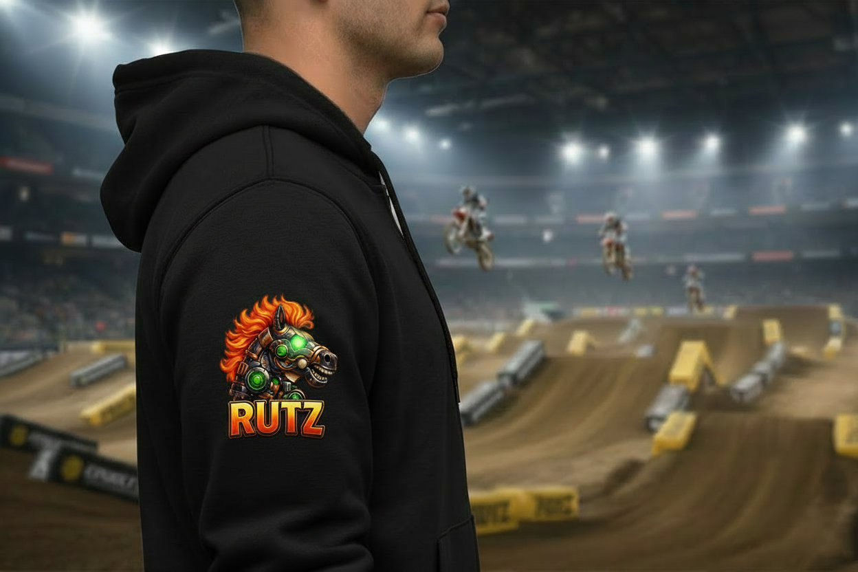 HDB Moto Dr. Ruf Wupz Iron Rider Award Zip Up Hoodie