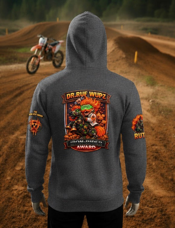 HDB Moto Dr. Ruf Wupz Iron Rider Award Zip Up Hoodie