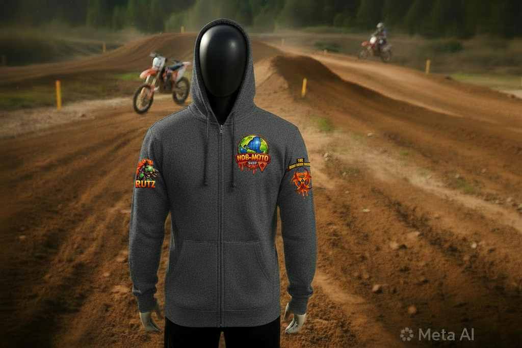 HDB Moto Dr. Ruf Wupz Iron Rider Award Zip Up Hoodie