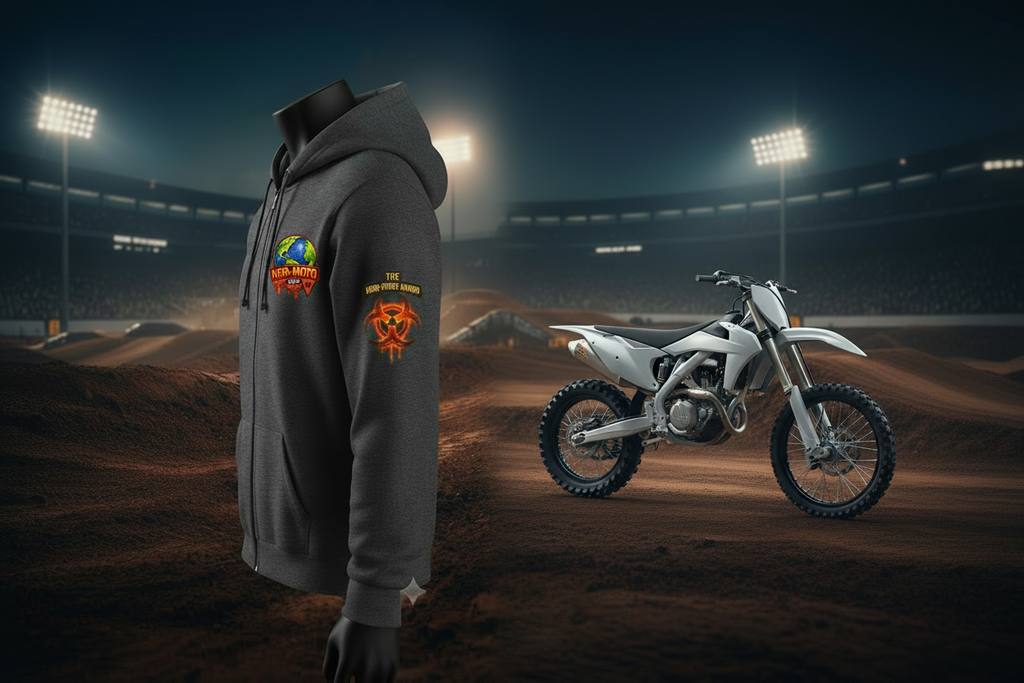 HDB Moto Dr. Ruf Wupz Iron Rider Award Zip Up Hoodie