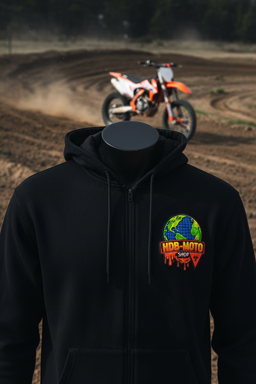 HDB Moto Dr. Ruf Wupz Iron Rider Award Zip Up Hoodie