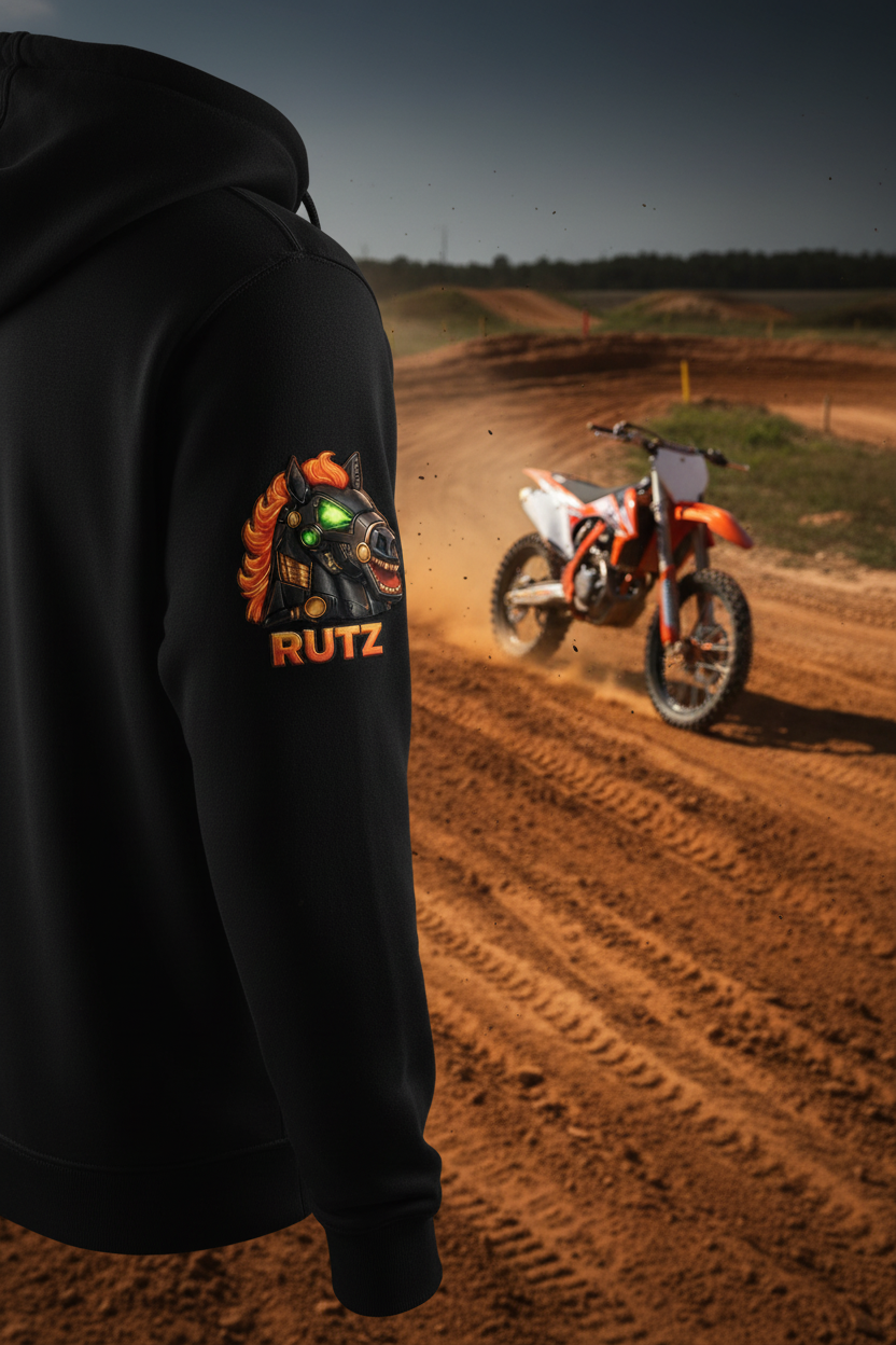 HDB Moto Dr. Ruf Wupz Iron Rider Award Zip Up Hoodie