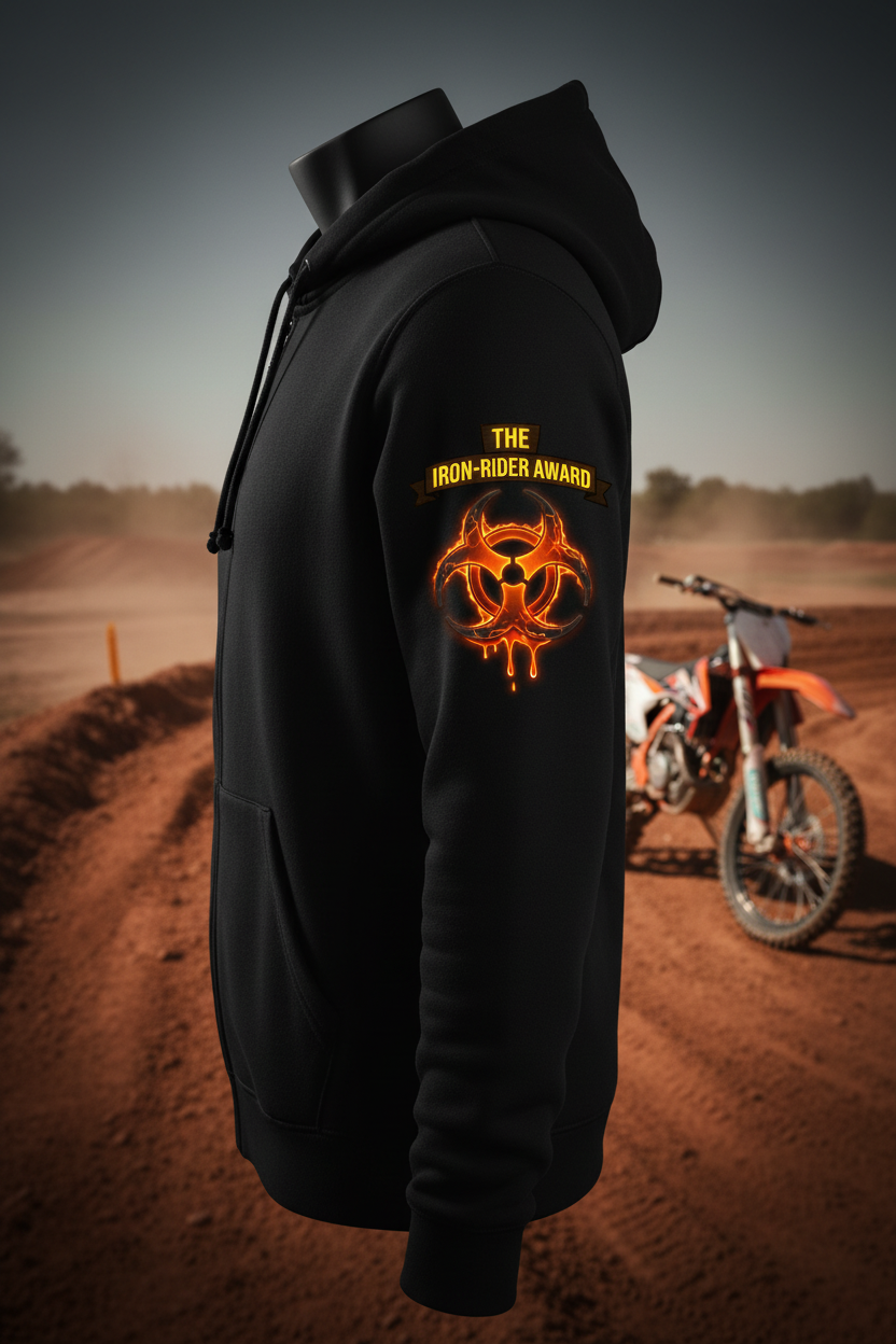 HDB Moto Dr. Ruf Wupz Iron Rider Award Zip Up Hoodie