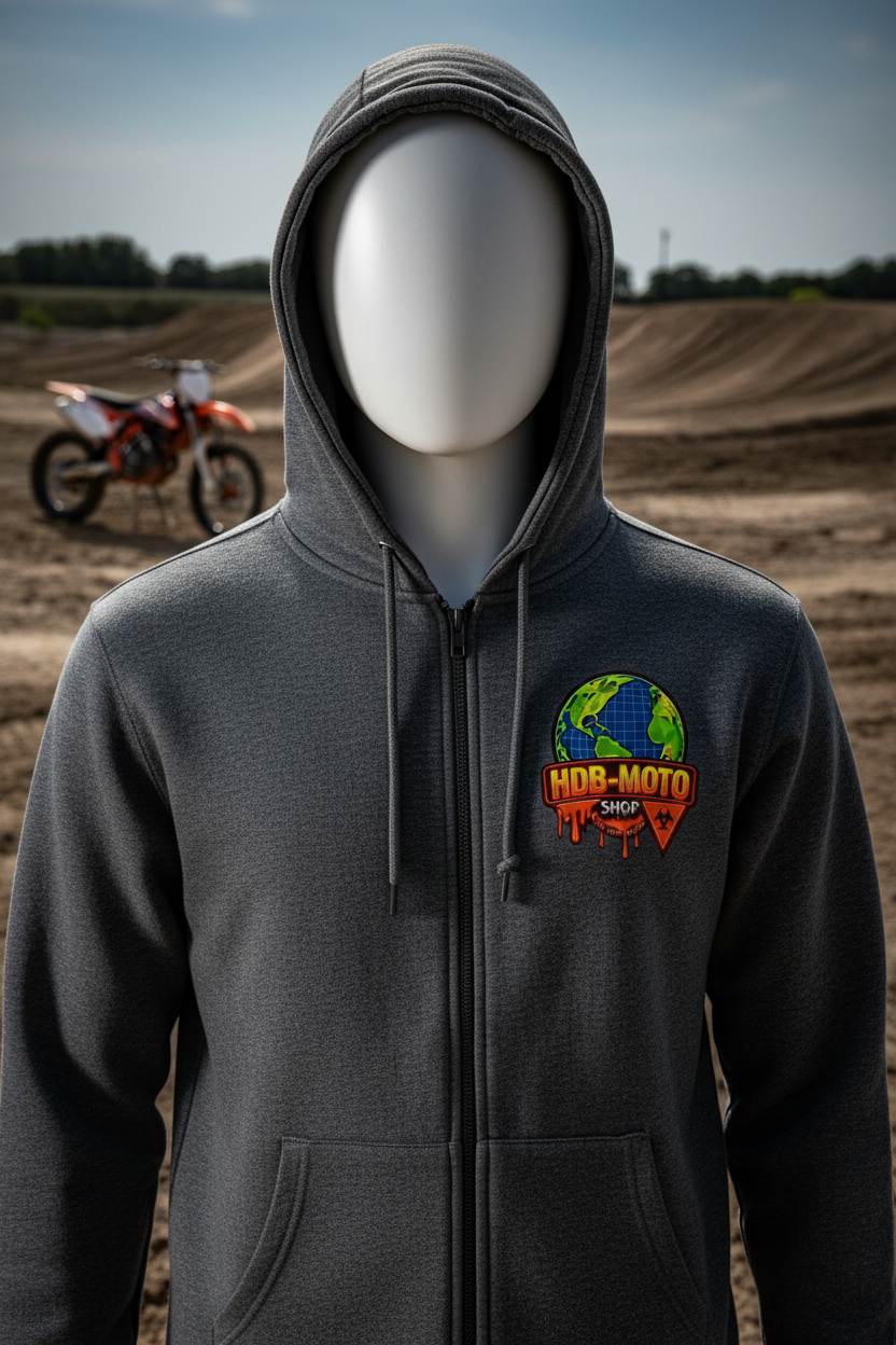 HDB Moto Dr. Ruf Wupz Iron Rider Award Zip Up Hoodie