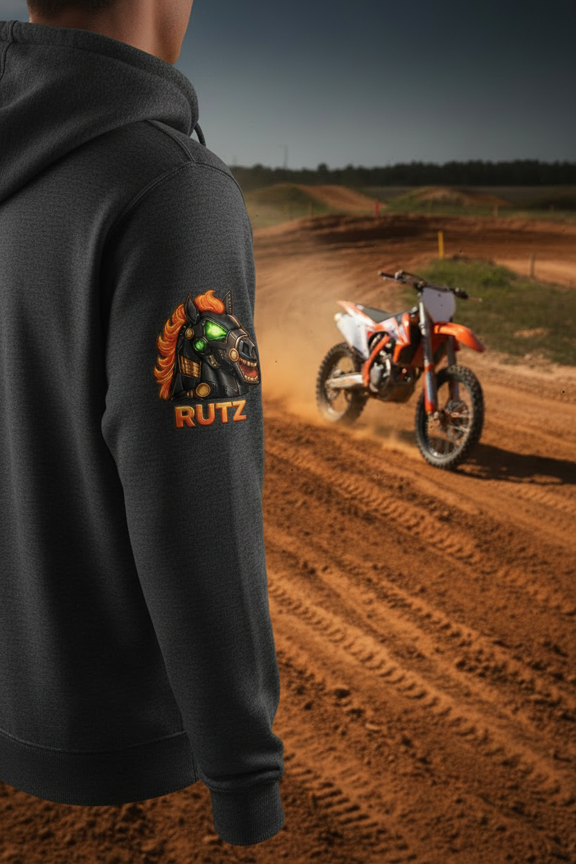 HDB Moto Dr. Ruf Wupz Iron Rider Award Zip Up Hoodie