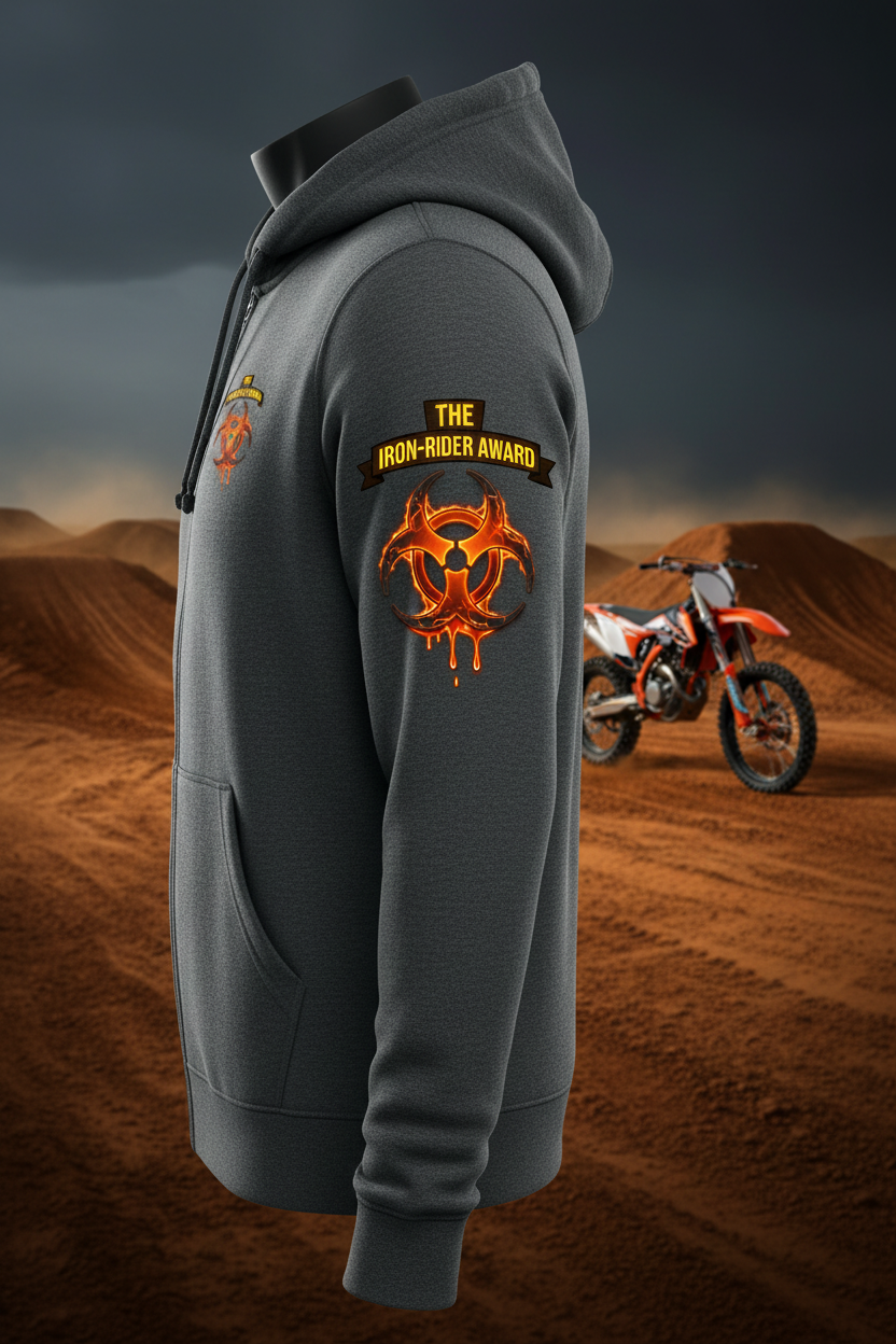 HDB Moto Dr. Ruf Wupz Iron Rider Award Zip Up Hoodie
